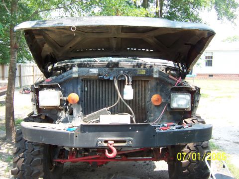 1978 Ford Bronco - Headlights remounted