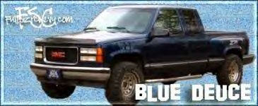 1995 GMC Sierra 1500 - 33" TSLs when they were on.