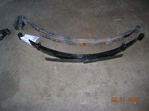 1985 Ford Bronco - new 6 inch procomp rear springs.