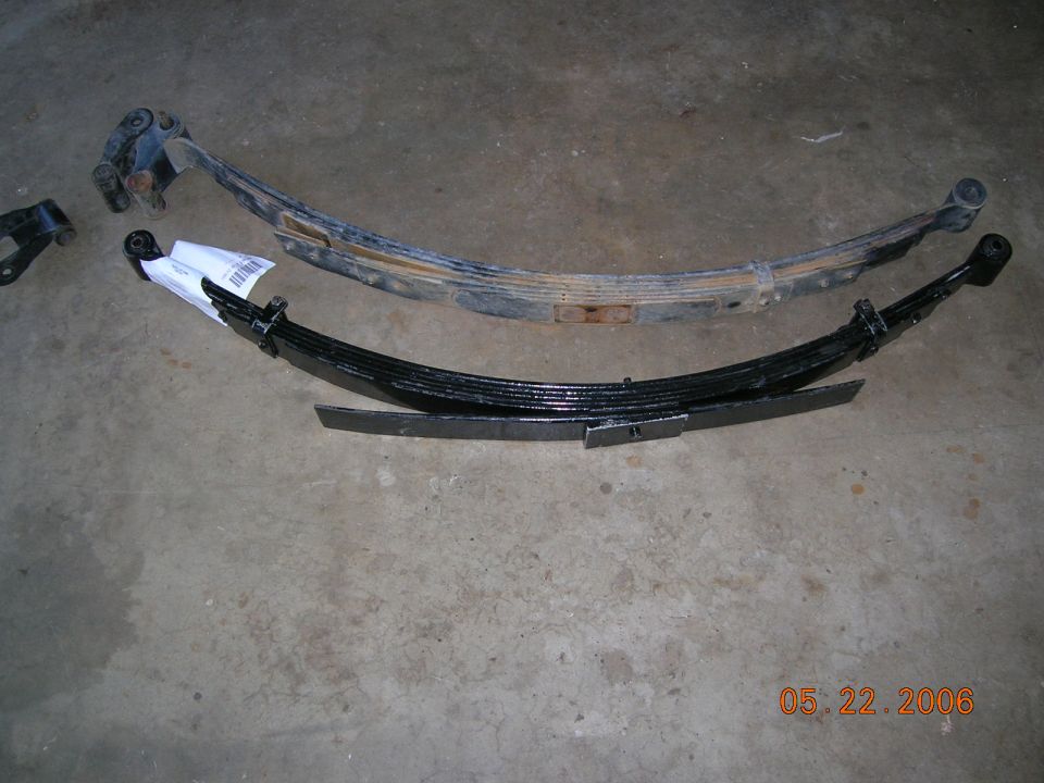 new 6 inch procomp rear springs.