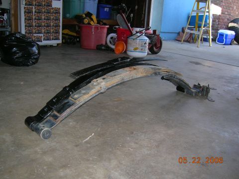 1985 Ford Bronco - stock springs and new one.s