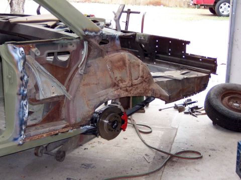 1964 Mercury Comet - Rear quarter removed