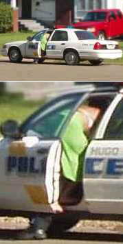 2000 Ford Crown Victoria - What you should NEVER do in your squad, while on duty, NO MATTER HOW TALENTED SHE IS