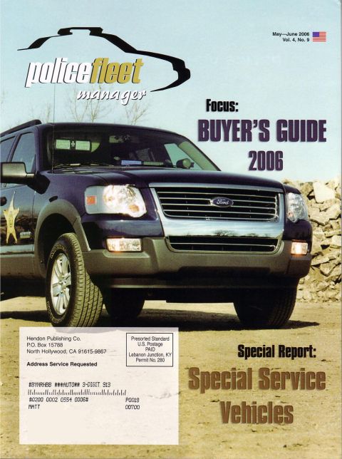 1993 Ford Taurus - This magazine cover features a 2006 Ford Explorer, identified as a special service vehicle.