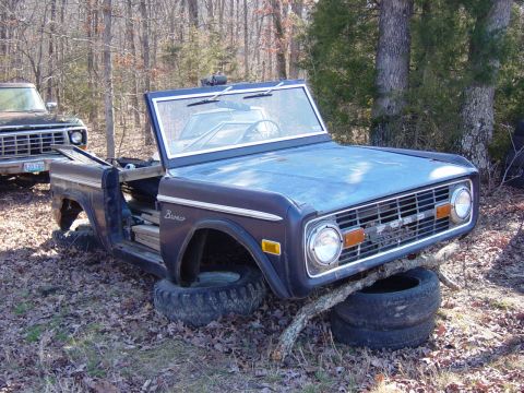 1972 Ford Bronco - The body, Straight off of the trailer