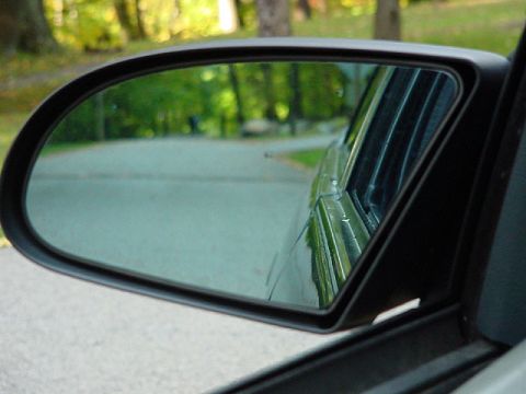 1993 Ford Taurus - Shot in sideview mirror