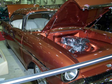 1995 Ford Probe - Custom 1957 Chevrolet Bel Air with a polished engine and custom paint.