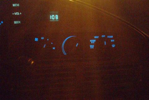 1993 Ford Taurus - Finished A/C Controls