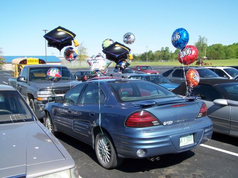 1995 Ford Probe - Sarahs car, last day of school