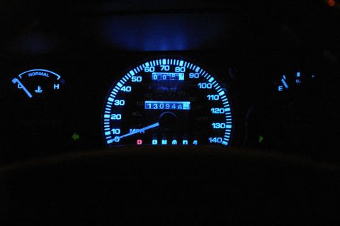 1993 Ford Taurus - Cluster Closeup