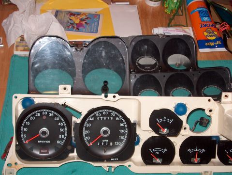 1978 Ford Ranchero - Also took the opretunity to clean every thing and fix my clock.