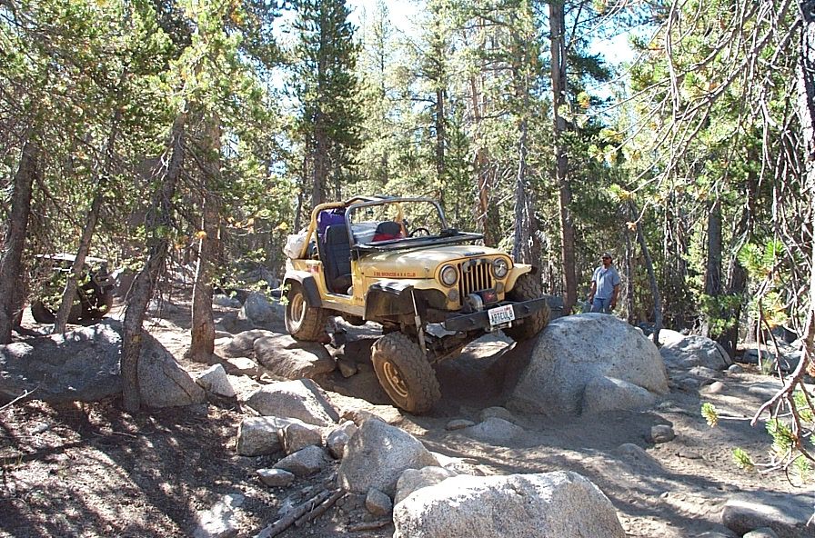 twisting it up to check suspension mods.