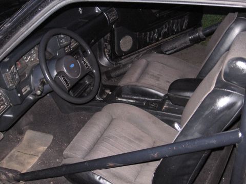 1989 Ford Mustang - '90 mustang black interior.