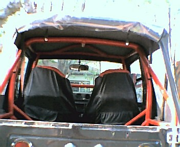 1982 Ford Customline - Custom cage rear view