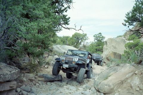 1982 Ford Customline - Jason and Mike on Lower Helldorado.