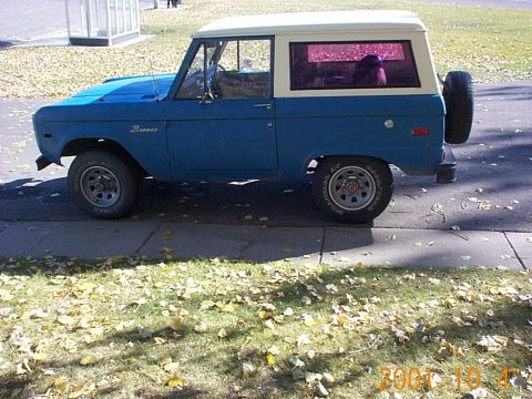 1972 Ford Bronco - The old wheel/tire combo