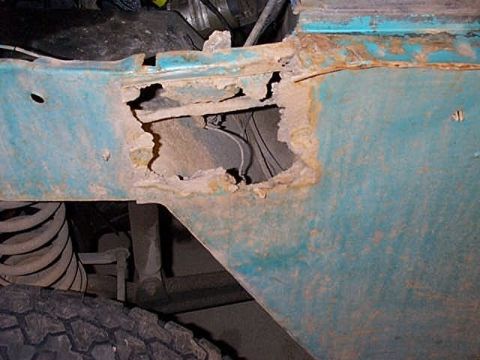 1972 Ford Bronco - Some of the rust problem I have to fix
