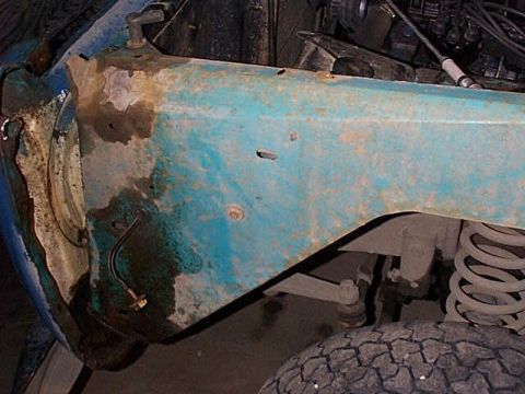 1972 Ford Bronco - Another rust view
