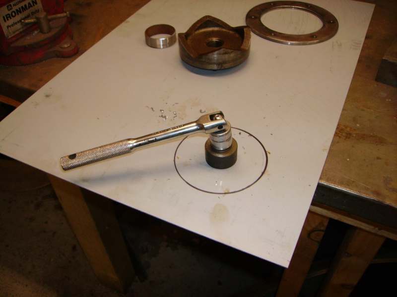 fuel tank lid - small punch first