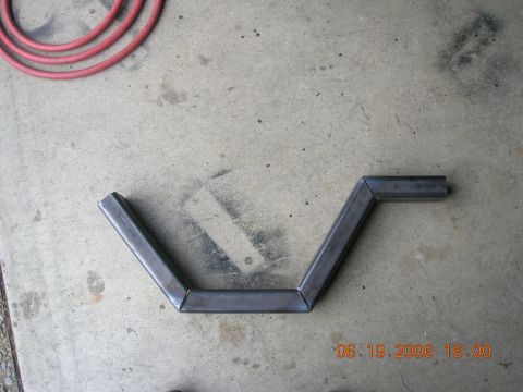 1996 Ford Bronco - Making new bolt-in crossmember. Will also tie into motor mounts.