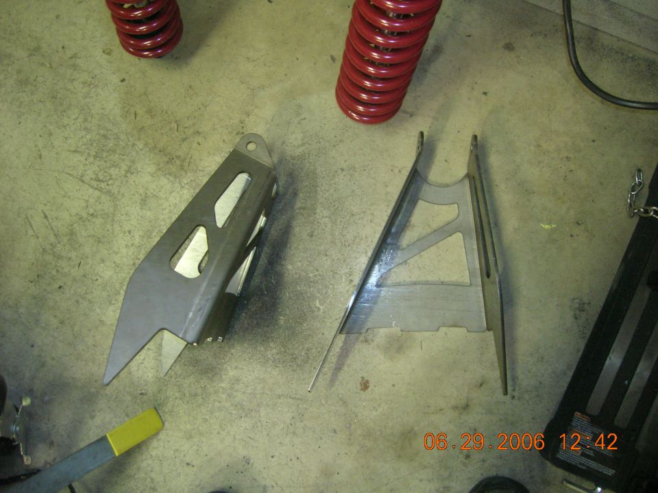 Currie shock towers. Little massaging and will fit well.