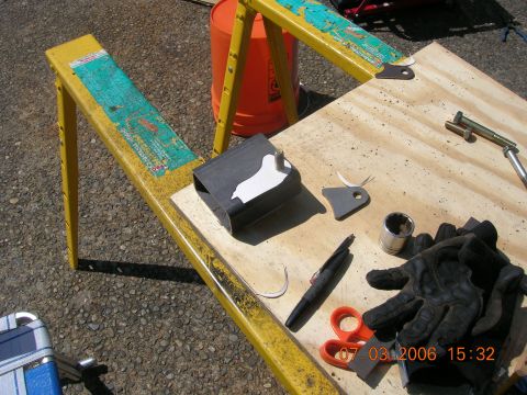 1996 Ford Bronco - Making lower shock mounts