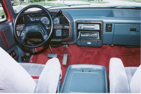 1991 Ford Bronco - One view of my interior