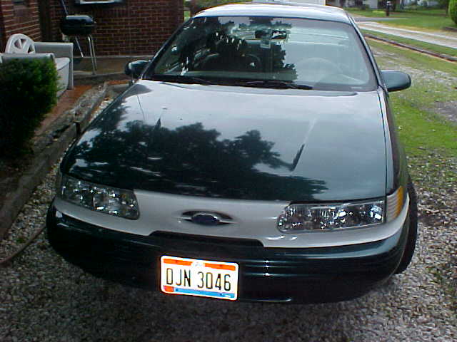 Police Grille off of a 1995 Ford Taurus Police car before painting it body color