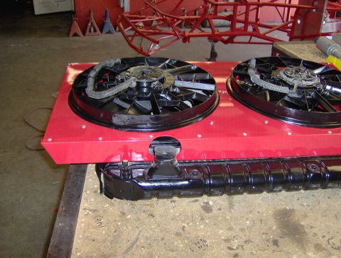 1978 Ford Bronco - cut out for lower radiator hose
