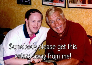 1977 Ford Mustang II - A humorous, albeit offensive, meme two men and overlaid text.