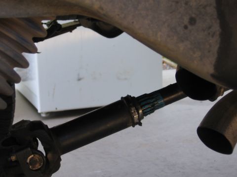 1990 Ford Bronco - Regained slack in thedrive line after moving axle back three inches