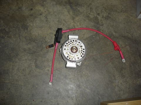 1996 Ford Bronco - New 160 amp alternator and power wire from fordfuelinjection.com.