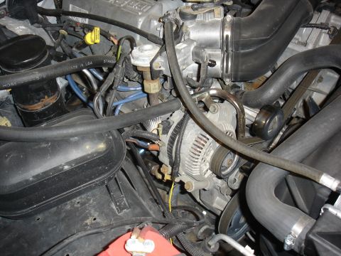 1996 Ford Bronco - Picture of old 90 amp alternator.