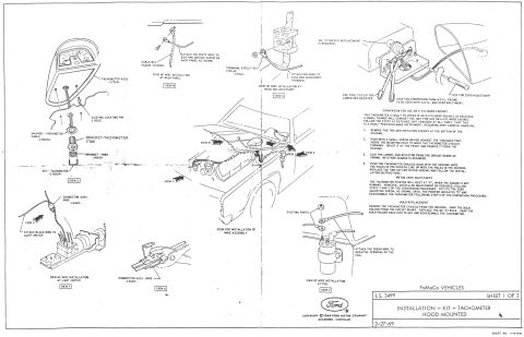 1965 Ford 427 “literature and parts scans and pictures”