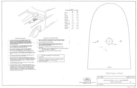 1965 Ford 427 “literature and parts scans and pictures”