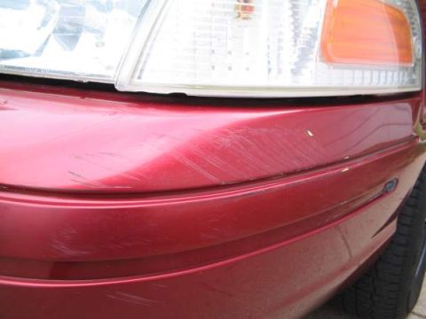 2001 Ford Crown Victoria - P.I.T. stains.