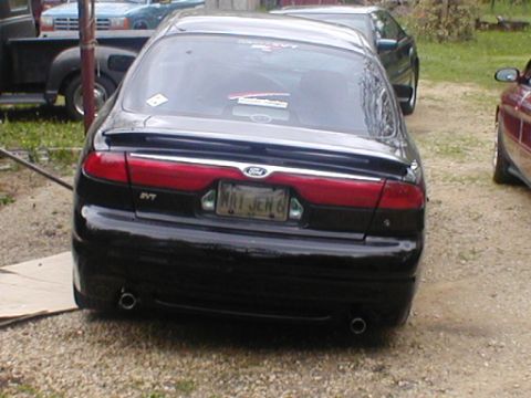 1998 Ford Taurus - SVT Contour on jack getting exhaust work done