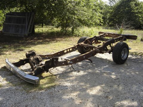 1980 Ford Bronco - Stock TTB Axle Removed From Frame