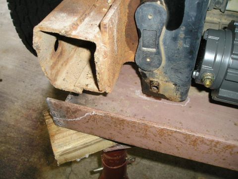 1995 Ford Bronco - Marking channel iron