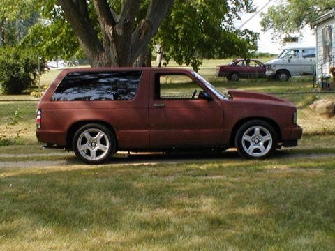 1998 Ford Taurus - My Blazer with all Corvette rims and tires on.