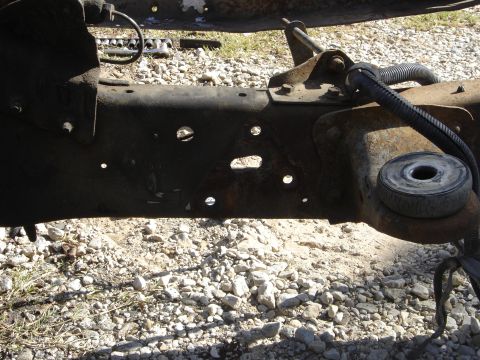 1980 Ford Bronco - Radius Arm Bracket Removed