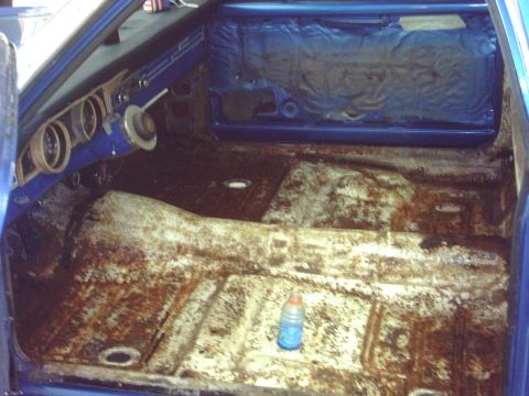 1966 Ford Ranchero - interior work in progress