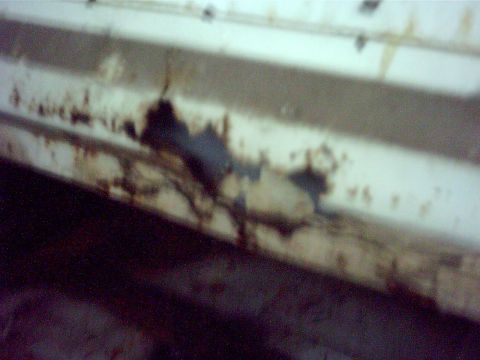 1966 Ford Ranchero - backwall rust
