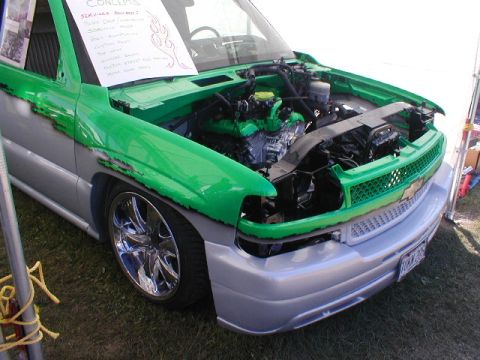 1998 Ford Taurus - another BAD truck from that car show i went to