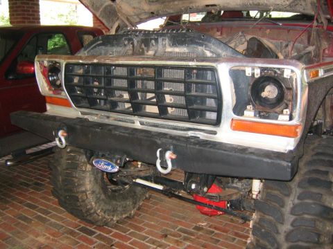 1979 Ford Bronco - Changing to round headlights...