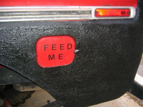 1979 Ford Bronco - Thought it fit with the gas prices these days... Look at the Hurculiner up the body... and if you didn't notice I hacked the fenders...