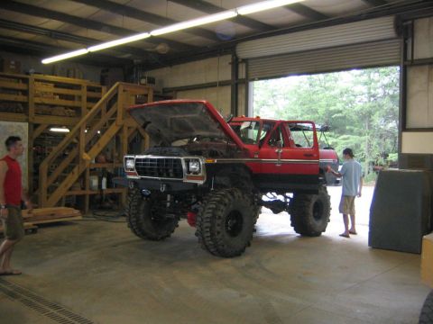 1979 Ford Bronco - In the shop ready to have the motor mounts swapped for the headers! I'm kicking myself for not taking pics of the headers... Cause I ended…