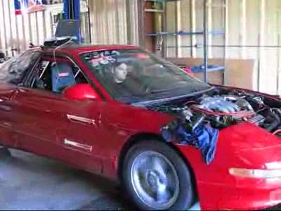 1991 Ford Probe - Victor's probe pushing 540 whp and 400+ wtq from a built/boosted 2nd gen KLDE He is currently running 20lbs of boost.in the vid.