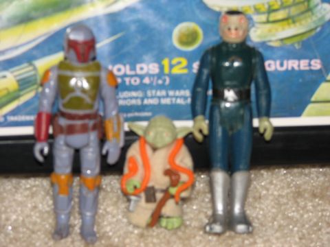 1991 Ford Bronco - A collection of Star Wars action figures are displayed against a backdrop with text.