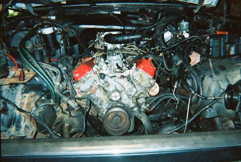 1988 Ford Bronco - Front accessories removed.